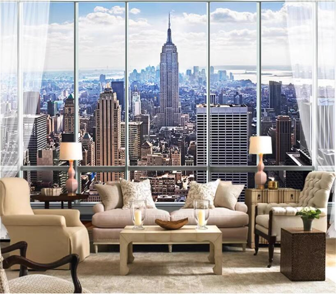 Interior Design York - New York Sunrise 3D fenêtre paysage