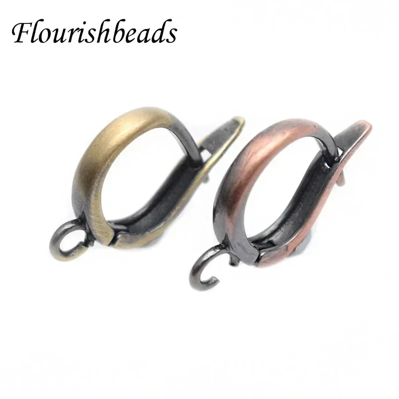 Antique Brass Hook - Boucles d'oreilles en cuivre bronze antique,