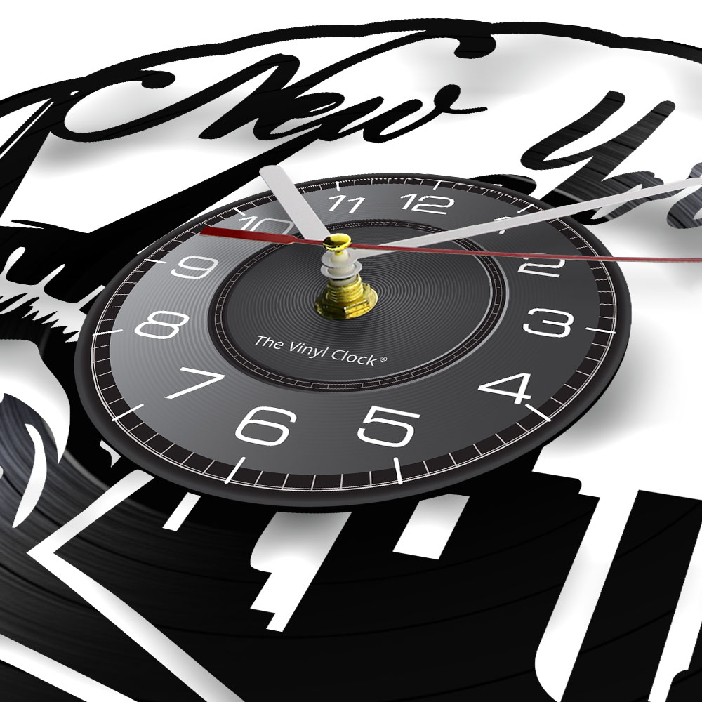 Horloge murale vintage en viny - Interior Design York avis et prix