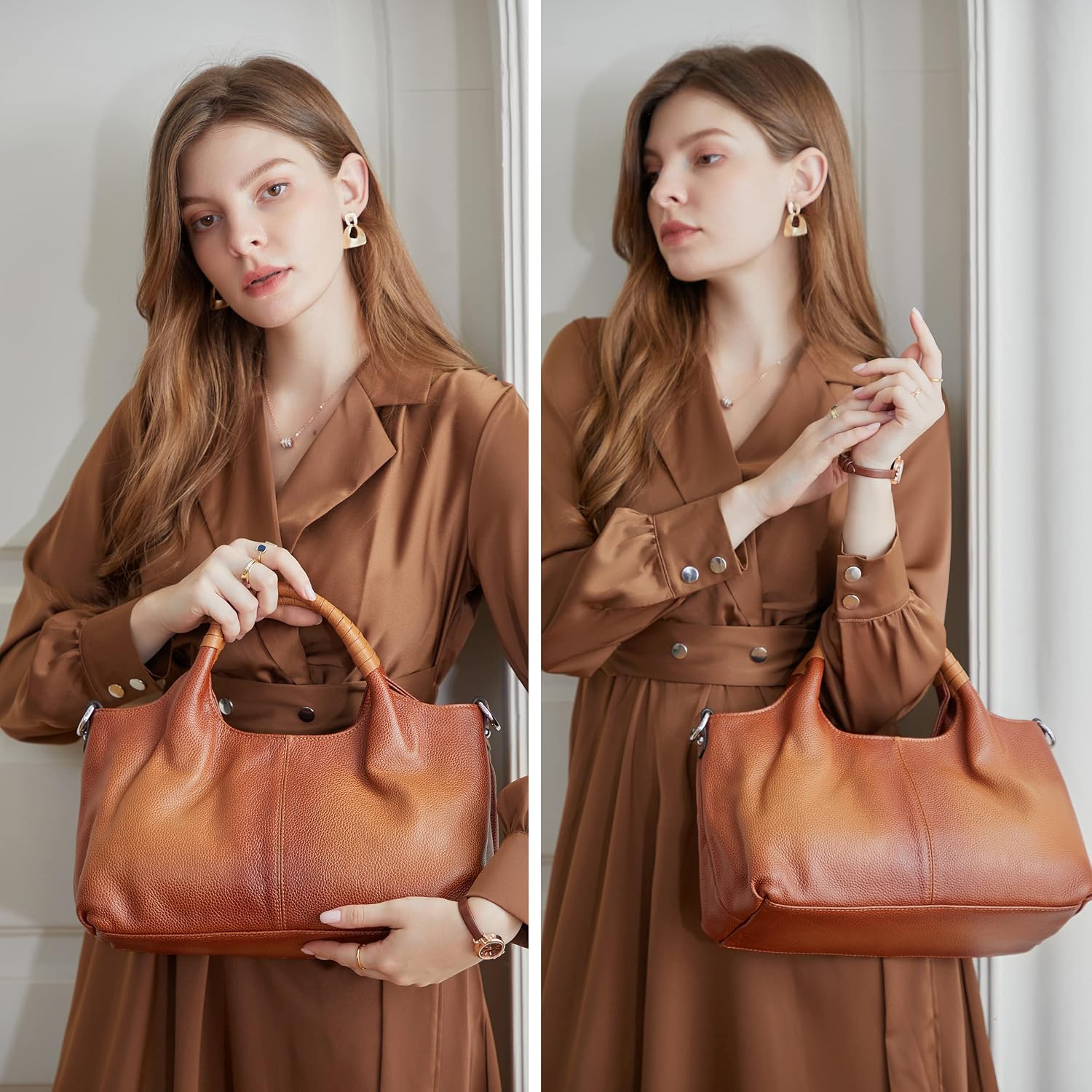 Sacs à bandoulière en cuir vér - Interior Design Quiet Luxury avis et prix