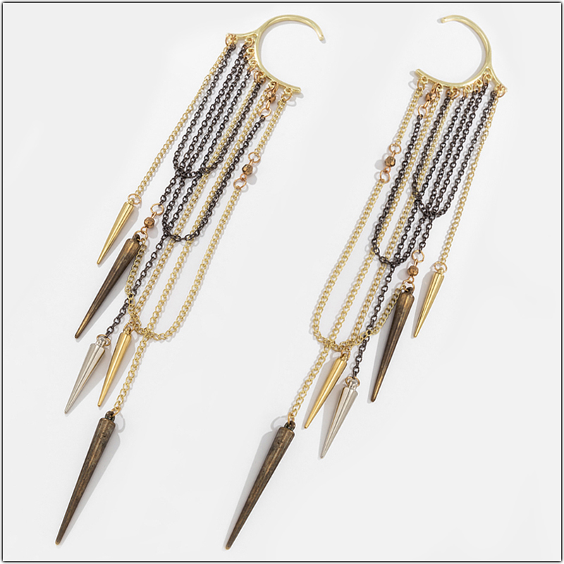 Boucles d'oreilles clip croche - Antique Brass Hook avis et prix