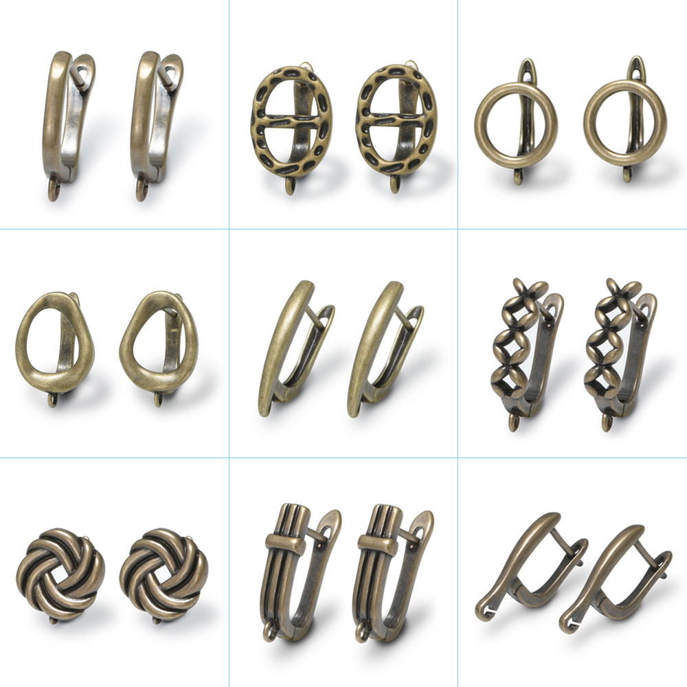 Fermoirs de boucles d'oreilles - Antique Brass Hook avis et prix