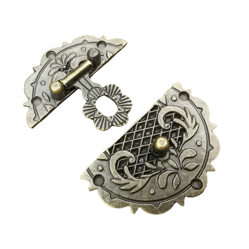 Lot de 4 fermoirs décoratifs v - Antique Brass Hook avis et prix