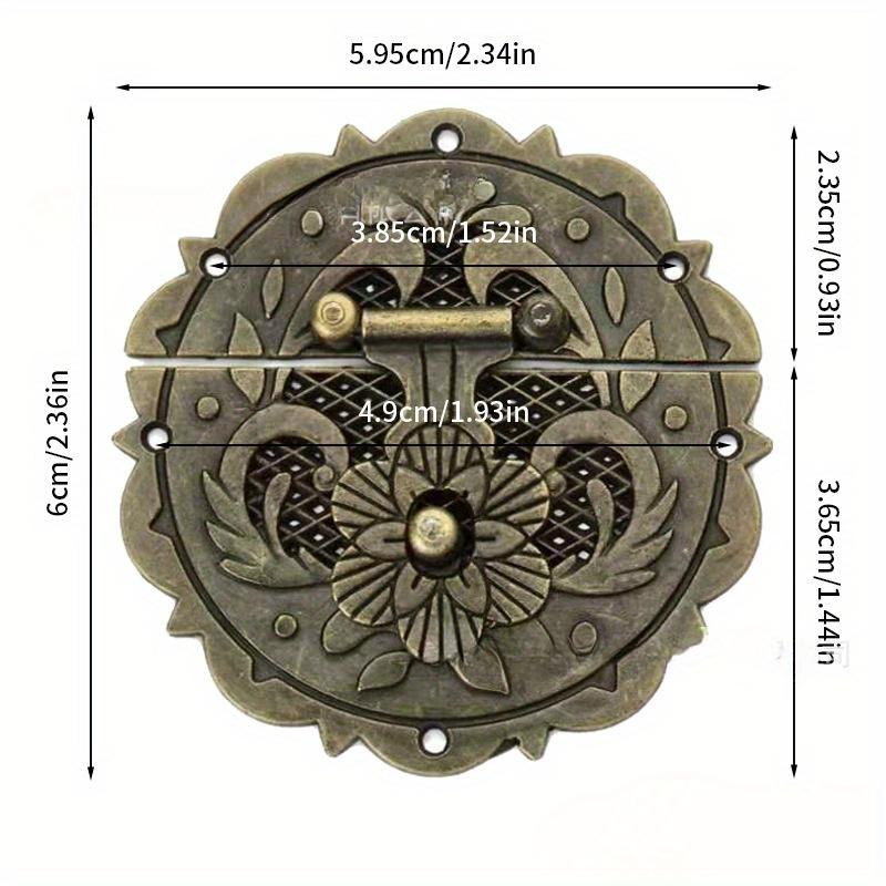 Lot de 4 fermoirs décoratifs v - Antique Brass Hook avis et prix