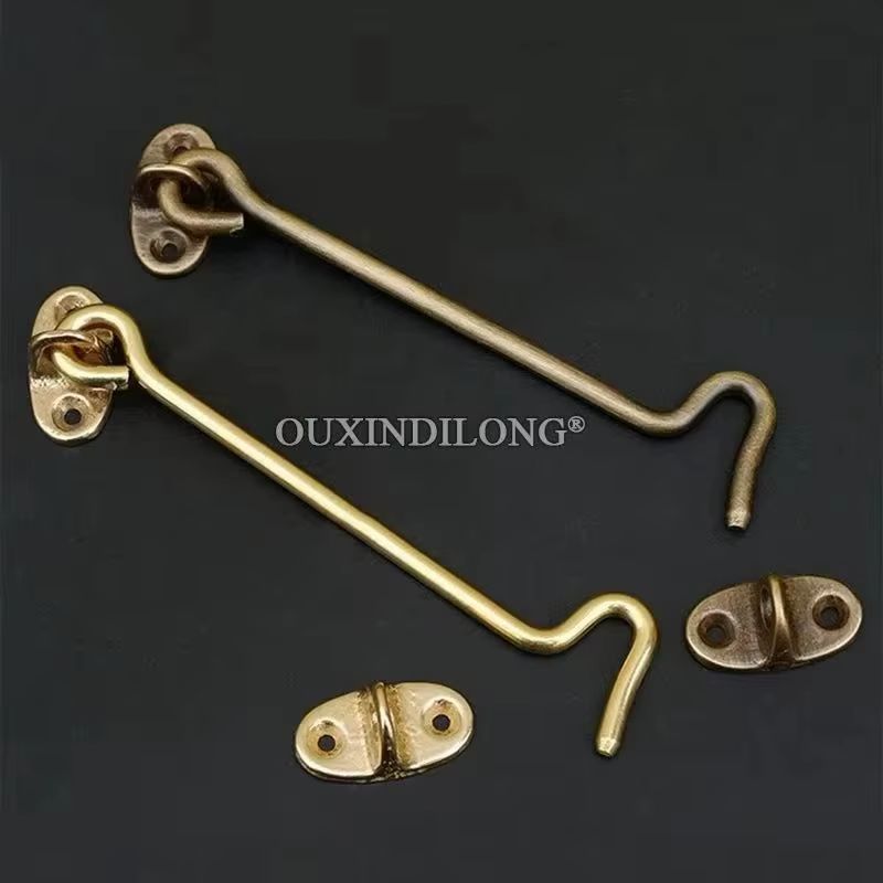 8 pièces de crochets et loquet - Antique Brass Hook avis et prix