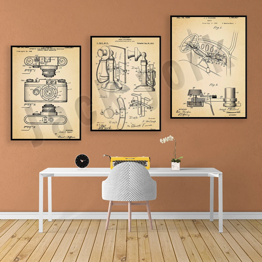 Affiches de plan de brevet de  - Interior Design York avis et prix