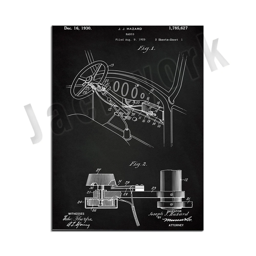 Affiches de plan de brevet de  - Interior Design York avis et prix
