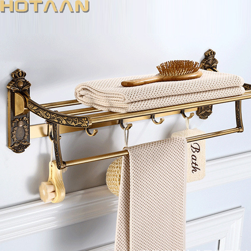 Porte-serviettes de bain pliab - Antique Brass Hook avis et prix
