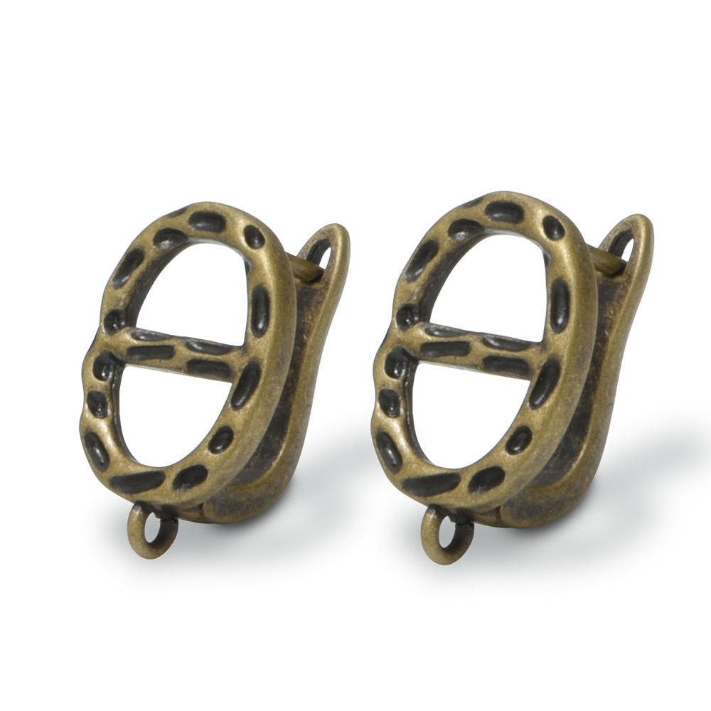 Fermoirs de boucle d'oreille e - Antique Brass Hook avis et prix