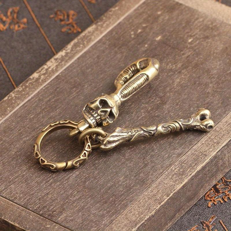 1 pièce Porte-clés en laiton m - Antique Brass Hook avis et prix